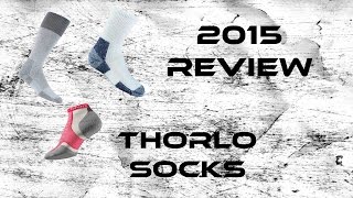 2015 Product Review Thorlo Socks [upl. by Giesser]