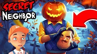 Secret Neighbor HALLOWEEN MADNESS Hello Neighbor Multiplayer [upl. by Redmer907]