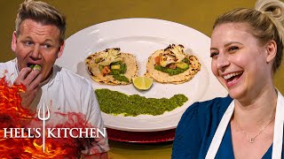 Young Guns’ Signature Dish Makes Chef Ramsay Smile  Hells Kitchen [upl. by Anikehs939]