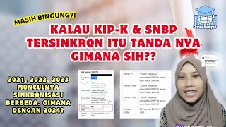 ‼️Tanda Sinkronisasi KIPK amp SNBP itu Gimana Kalau Finalisasi SNBP Dulu Sebelum Daftar KIPK Gimana [upl. by Lari]