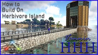 How to Build on Herbivore Island Build  Ark Survival Evolved PC Xbox PS4 [upl. by Lash]