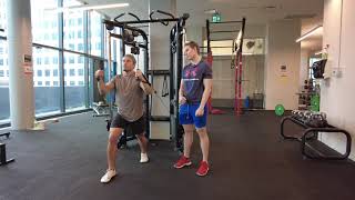 Clavicular Chest Press [upl. by Llenyar]