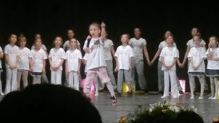 Krisia Todorova Singing quotListenquot at 8 years old [upl. by Ahsinrats]