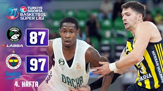 Darüşşafaka Lassa 8797 Fenerbahçe Beko  Türkiye Sigorta Basketbol Süper Ligi  202425 [upl. by Kincaid]