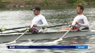 Aviron  préparation pour les prochains championnats de France à Bourges [upl. by Yelsehc]