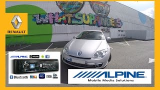 Système sono Alpine sur Renault Laguna 3 [upl. by Esinnej]