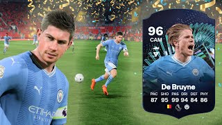 96 TOTS Moments De Bruyne is Absolutely Unreal [upl. by Ardnat117]