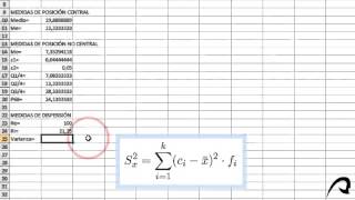 Practica Variable unidimensional continua 0406 Medidas de dispersión [upl. by Janeta]