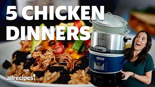 Slow Cooker Chicken  5 Easy Recipes  Get Cookin  Allrecipes [upl. by Merna]