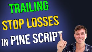 How to code a TRAILING STOP LOSS in Pine Script [upl. by Sax]