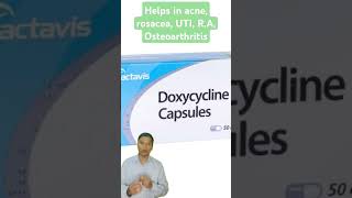 DOXYCYCLINE A WONDER DRUG doxycycline medicine antibiotics acne skincare shortsfeed shorts [upl. by Aneis63]