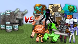 Ravager vs All Mutant Mobs in Minecraft [upl. by Wolsniw]