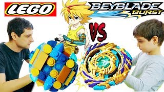 Бейблейд Берст Fafnir F3 Hasbro VS Fafnir F3 Lego Волчок из Лего BeyBlade Burst God [upl. by Avin]