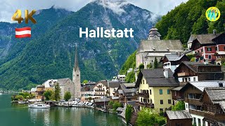 Hallstatt Austria 🇦🇹 Walking Tour4k60fpsHDRMost Beautiful Village in Europe to visit [upl. by Svensen]