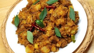 Kappa  Tapioca Biriyani  Tapioca Beef Mix Kerala Style [upl. by Chassin95]