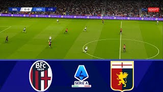 BOLOGNA VS GENOA  SERIE A 20232024  FOOTBALL LIFE 2023 [upl. by Safko248]