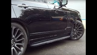 VStar Side skirt Bodykit fitting on Range Rover L405 [upl. by Llien]