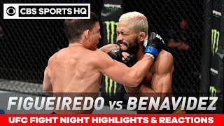 UFC Fight Night Highlights Figueiredo dominates Benavidez to win flyweight title  CBS Sports HQ [upl. by Dobb718]