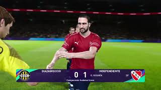 Copa Sudamericana 2º jor  Diazagreccio 0 vs Independiente 1  eFootball PES 2021 Dif Leyenda [upl. by Iznik]