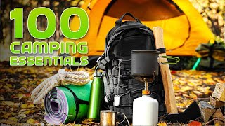 100 Essential Camping Gear and Gadgets You Must Have [upl. by Gower]