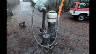 Using Wood to Fuel a Generator How to Build a Wood Gasifier wDemonstration [upl. by Inoue336]