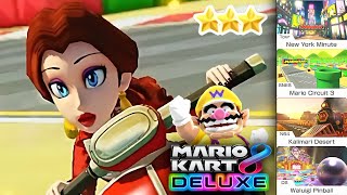 Mario Kart 8 Deluxe Pauline Gameplay Turnip Cup 3 stars [upl. by Ydnes]