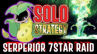 Victreebel SOLO Serperior 7 star raid Pokemon Scarlet Violet Serpiroyal Sieben Sterne Tera Sarzenia [upl. by Nosittam]