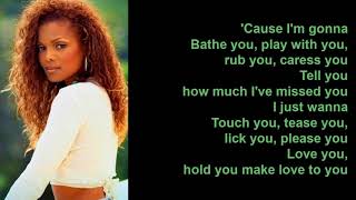 Would You Mind by Janet Jackson Lyric Video [upl. by Berty]