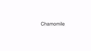 How to pronounce Chamomile [upl. by Aeduj543]