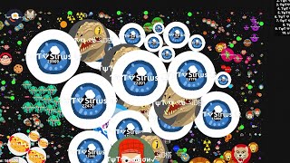 180000 mass in AGARIO World record agario gameplay TYT Sirius [upl. by Jain]