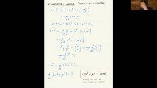 ASTR 503  Class 8  Video 5  Constants of Motion Angular Momentum Energy amp Eccentricity Vector [upl. by Tigirb]