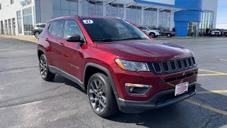 2021 Jeep Compass Elgin Schaumburg Barlett Barrington Hoffman Estate IL PE2980A [upl. by Rolando]