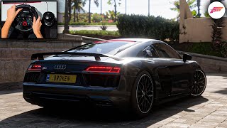 AUDI R8 IN FORZA HORIZON 5 GAMEPLAY LOGITECH G923 [upl. by Mona]