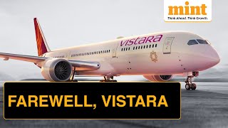 Vistara Airlines The LAST Flight  India Left With One FullService Carrier After Air India Merger [upl. by Frederich232]