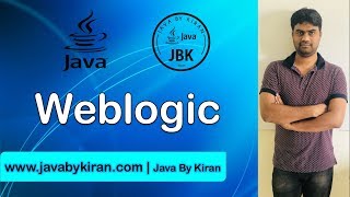 WeblogicBy Kiran SirJAVA By KiranPune [upl. by Enomrej]