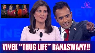 Women Give Wild Reaction As Vivek Ramaswamy Destroys Niki Haley [upl. by Ayikan]