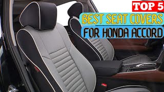 TOP 5 BEST SEAT COVERS FOR HONDA ACCORD in 2024 [upl. by Codi568]