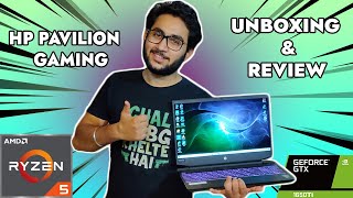 HP Pavilion Gaming Unboxing amp Review  RYZEN 5 4600H  GTX 1650Ti [upl. by Ennairda721]