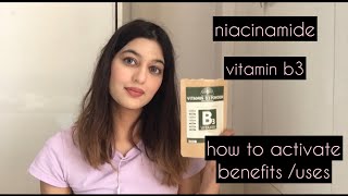 NIACINAMIDE POWDER  VITAMIN B3  HOW TO ACTIVATE \ BENEFITS  PRECAUTIONS [upl. by Ecinnahs]