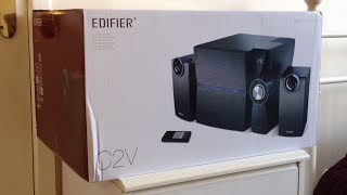 Edifier C2V speaker set Unboxing [upl. by Pasia]