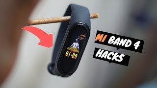 Mi band 4 Tips and Tricks  8 Things to do🔥🔥 [upl. by Pownall]