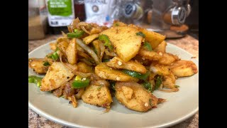 Potato Fry Recipe Chatpaty Aloo FryHow To Make Aloo Fry At Home Potatoes Aloo Fry In Urdu Hindi [upl. by Bertasi165]