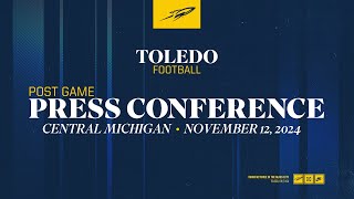 Toledo Football vs Central Michigan Post Game Press Conference [upl. by Fairlie]