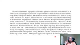 2B  A modified Paradigm for Interactions of Pacific DecadalScale Modes [upl. by Rik460]