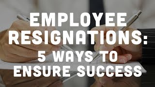 Handling ResignationBased Unemployment Claims 5 Ways to Ensure Success [upl. by Loux]