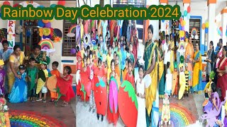 🎉LKG Section Rainbow day celebration 2024 🎊Thanjai Madesh yt viralvideo kids [upl. by Giraldo]