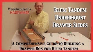 Everything You Need to Know To Install Blum Tandem Drawer Slides [upl. by Frohman978]