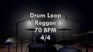 Drum Loop Reggae 70 BPM [upl. by Okajima]