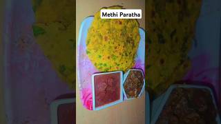 Todays Recipe Methi Ke Parathe  Methi Paratha paratharecipe methiparatha shorts healthydinner [upl. by Sergei]