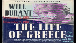 The Life of Greece by Will Durant Chapter XIX Philip 3 The Second Athenian Empire [upl. by Phox]